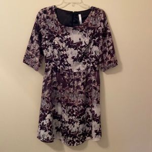 Small scoop neck dress.